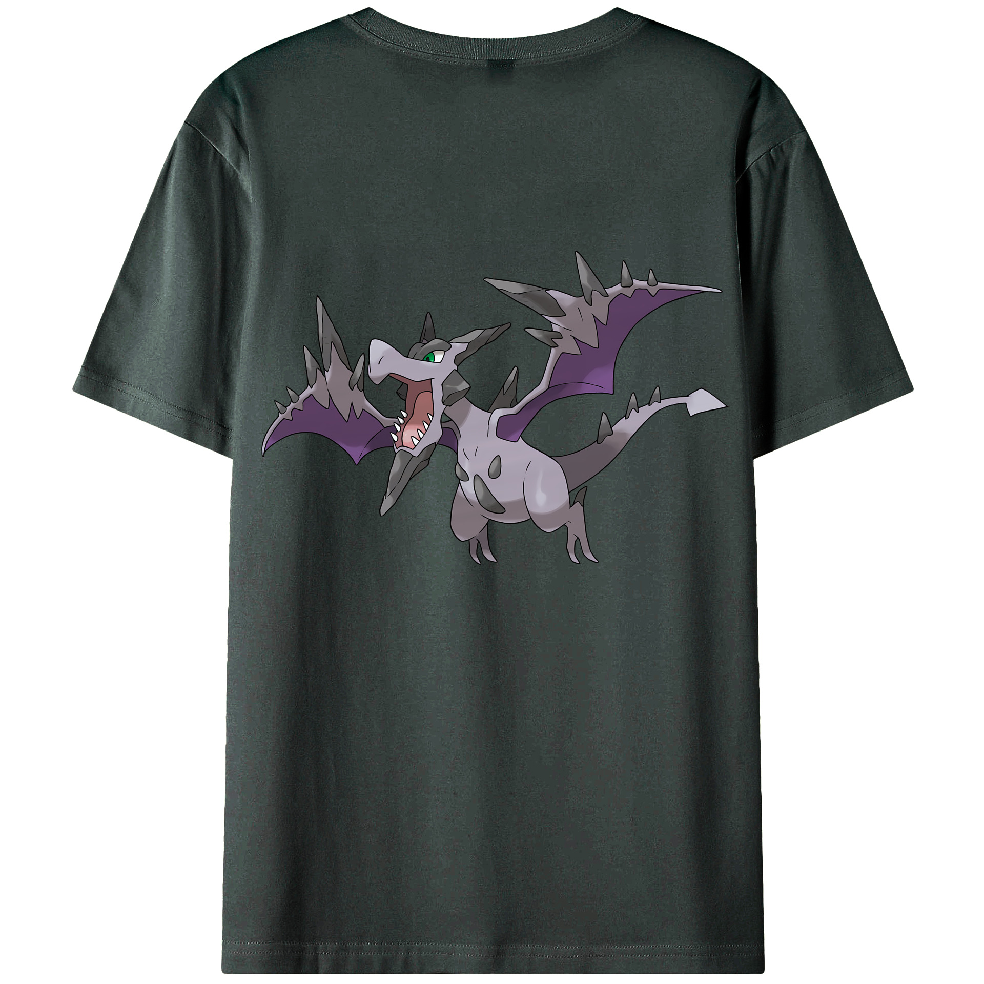 （画像用） ポケットモンスター Pokémon 綿100％ メンズ半袖Tシャツ（バックプリント） 通気性